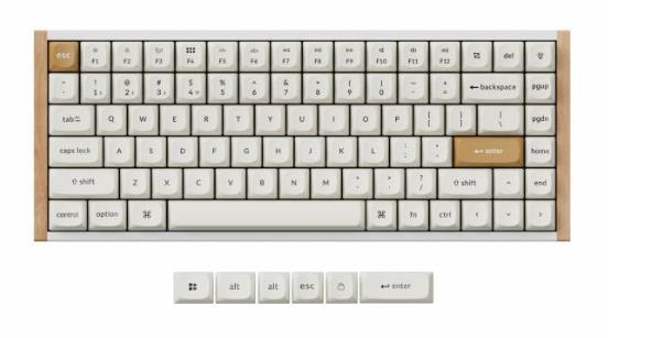 Klaviatuur WRL K2 HE SPECIAL ED./WHITE K2H-Q1 KEYCHRON