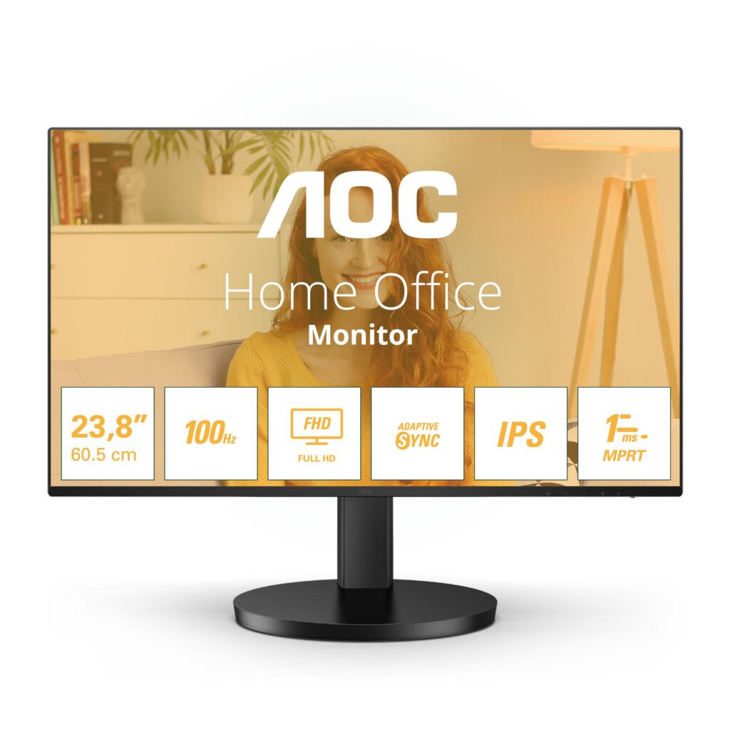 LCD Monitor|AOC|24B3HA2|24″|Panel IPS|1920×1080|16:9|100 Hz|M...