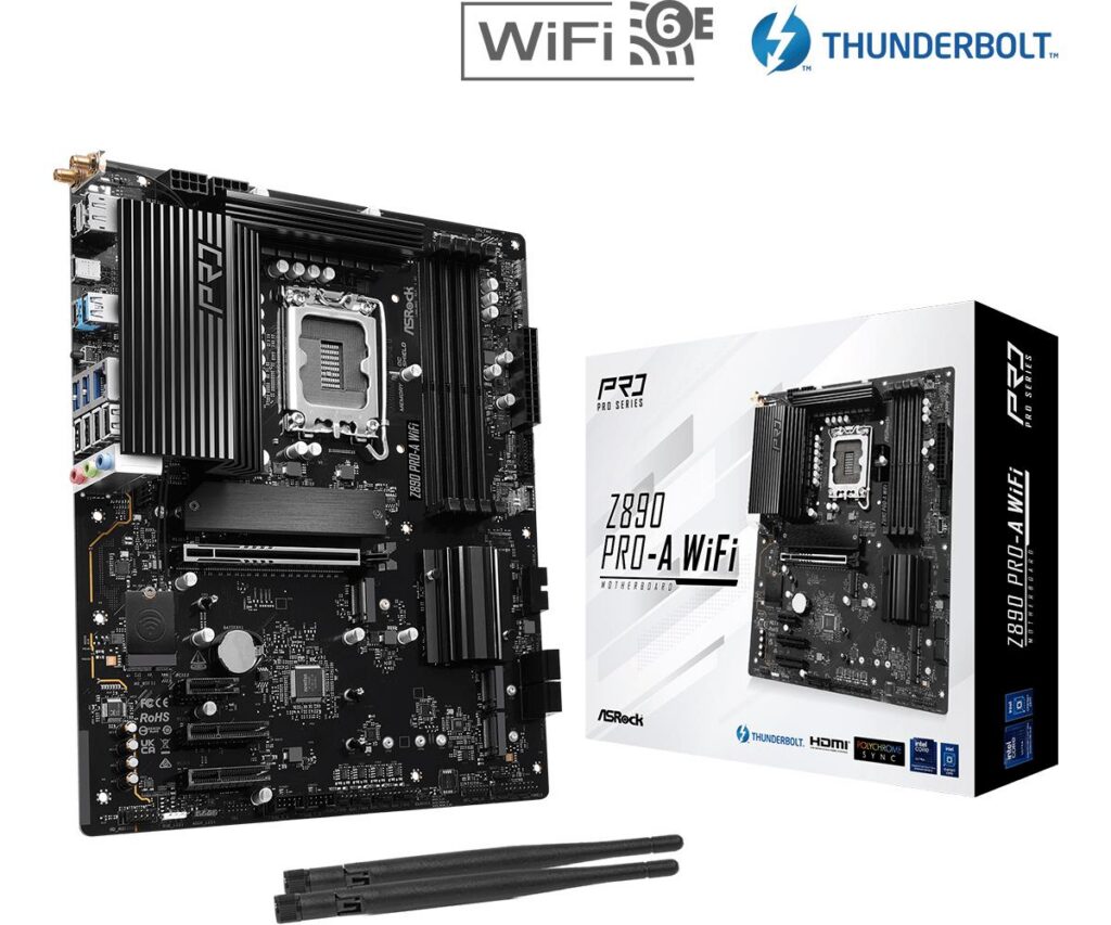 Emaplaat|ASROCK|Intel Z890|LGA1851|ATX|Memory DDR5|Memory slots 4|Z890P…