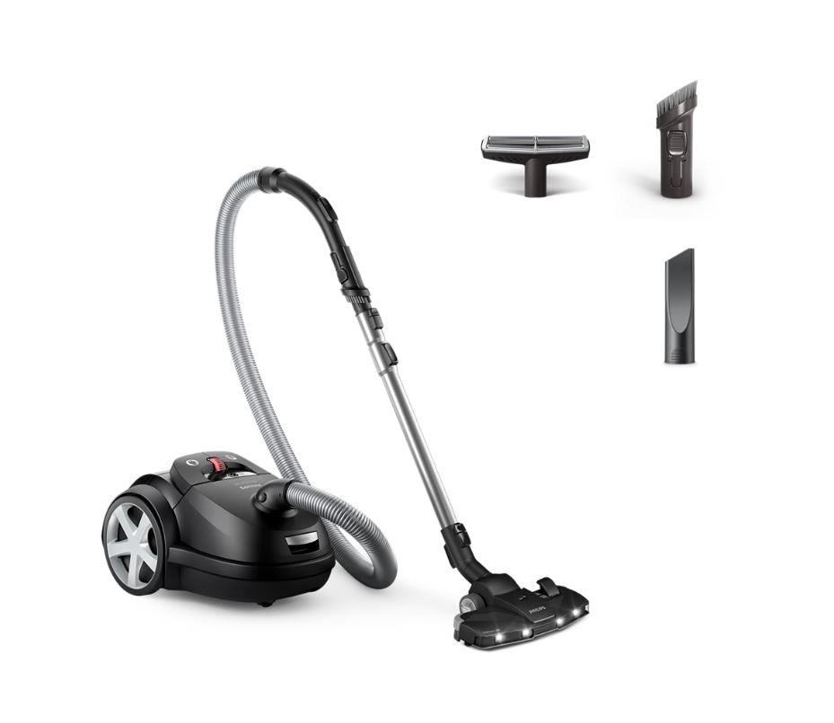 Vacuum Cleaner|PHILIPS|Bagged|900 Watts|Noise 75 dB|Black|Weight 5.3 kg|...
