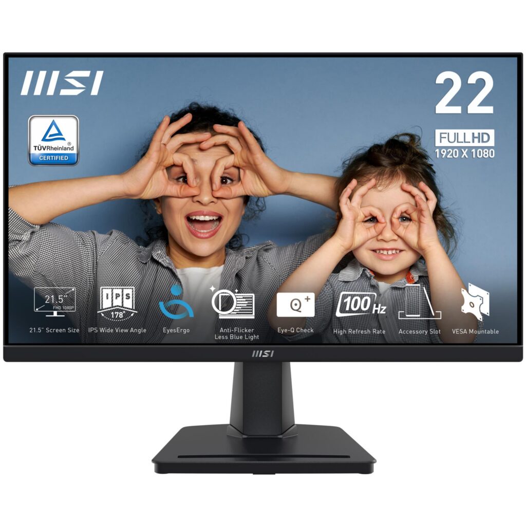 LCD Monitor|MSI|PRO MP225|21.5″|Business|Matte|Panel IPS|1920&#215...