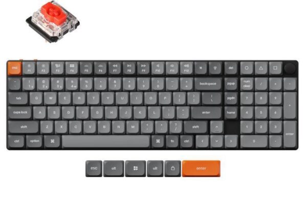 Klaviatuur WRL K17 MAX RGB/BLACK K17M-B1 KEYCHRON