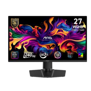 Monitor|MSI|MAG 271QP QD-OLED X24|26.5″|Mänguri|Swivel|Pivot|Height...