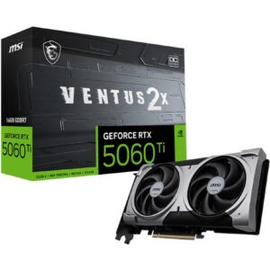 Videokaart|MSI|NVIDIA GeForce RTX 5060 Ti|16 GB|GDDR7|128 bit|PCIE 5....
