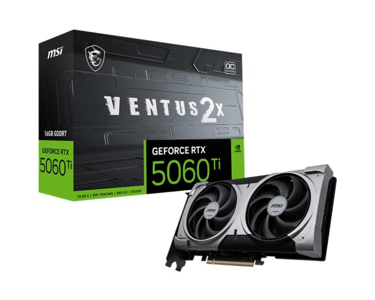 Videokaart|MSI|NVIDIA GeForce RTX 5060 Ti|16 GB|GDDR7|128 bit|PCIE 5&#82...