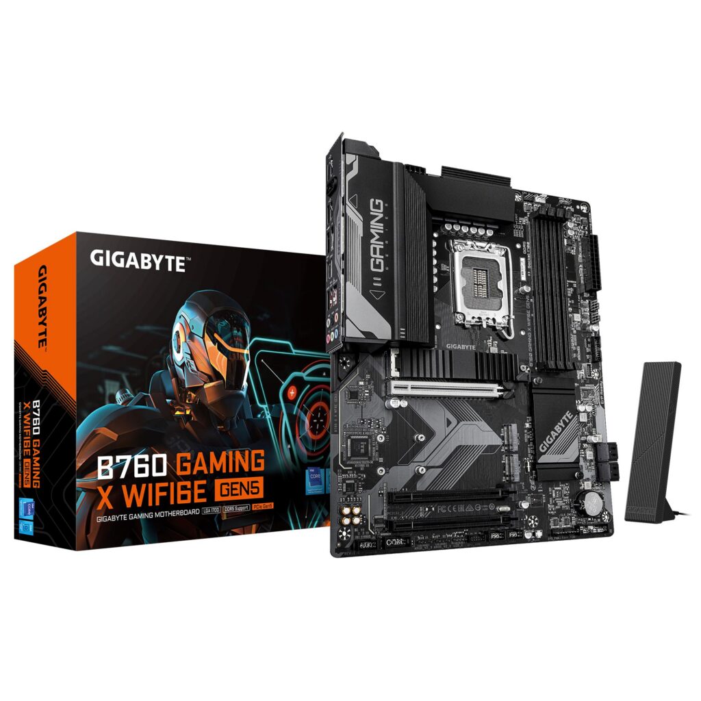 Emaplaat|GIGABYTE|Intel B760 Express|LGA1700|ATX|Memory DDR5|B760GXWF6E&...