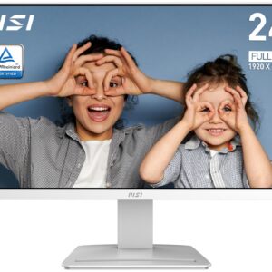 LCD Monitor|MSI|PRO MP2412W|23.8"|Business|Panel VA|1920x1080|16:9|100 Hz|1 ms|Colour White|PROMP2412W