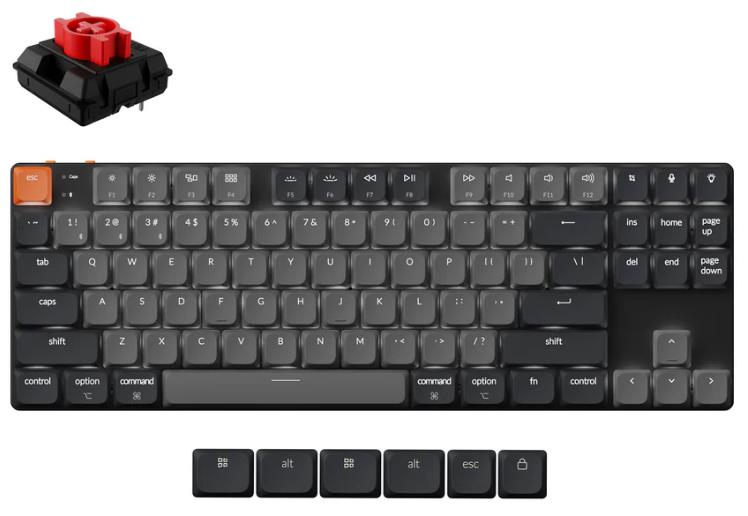 Klaviatuur WRL K1/BLACK K1X-A1 KEYCHRON