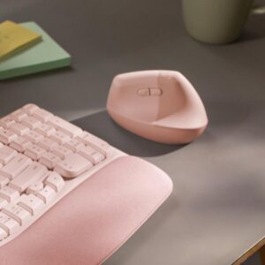 Hiir USB OPTICAL WRL VERTICAL/PINK 910-006478 LOGITECH