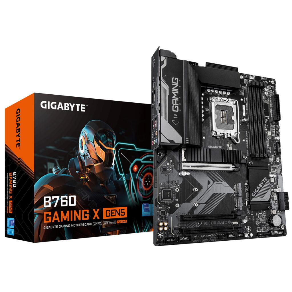 Emaplaat|GIGABYTE|Intel B760 Express|LGA1700|ATX|Memory DDR5|Memory slo…