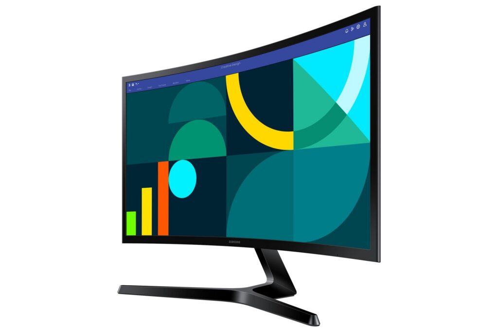 LCD Monitor|SAMSUNG|LS24D366GAUXEN|24″|Business/Curved|Panel VA|19...