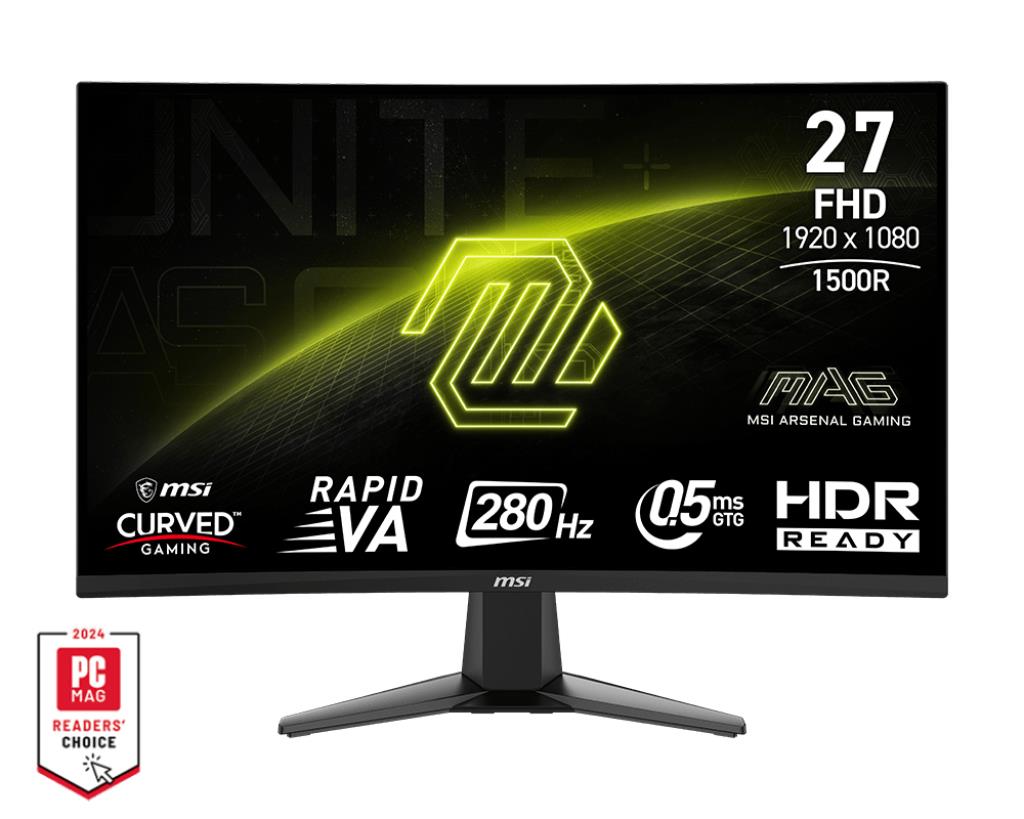 LCD Monitor|MSI|MAG 276CXF|27″|Curved|Matte|Panel VA|1920×108...