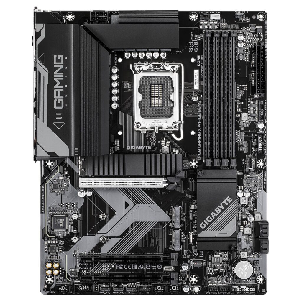Emaplaat|GIGABYTE|Intel B760 Express|LGA1700|ATX|Memory DDR5|B760GXWF6E&...