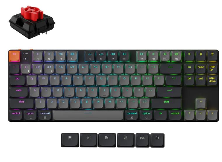 Klaviatuur WRL K1 RGB/BLACK K1X-H1 KEYCHRON