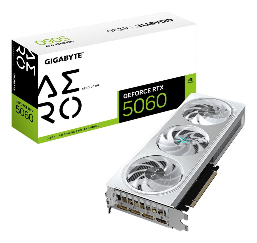 Videokaart|GIGABYTE|NVIDIA GeForce RTX 5060|8 GB|GDDR7|128 bit|PCIE 5&#8...