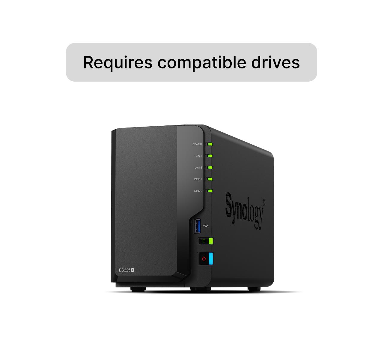 NAS STORAGE TOWER 4BAY/2GB DS225+ SYNOLOGY