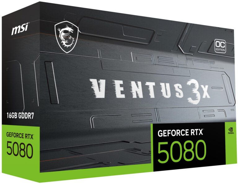 Videokaart|MSI|NVIDIA GeForce RTX 5080|16 GB|GDDR7|256 bit|PCIE 5.0 1&#8...