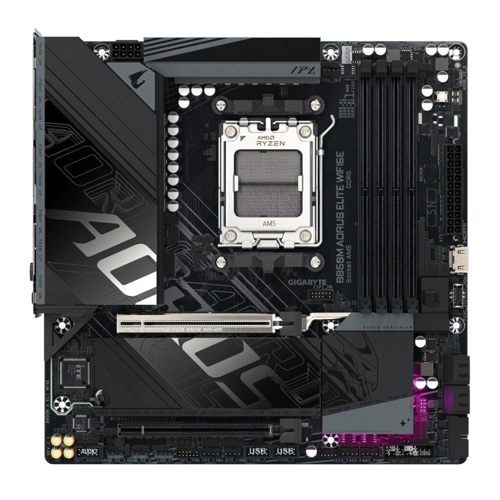 Emaplaat|GIGABYTE|AMD B850|SAM5|Micro-ATX|Memory DDR5|Memory slots 4|B8&...
