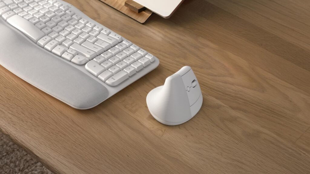 Hiir USB OPTICAL WRL VERTICAL/WHITE RIGH 910-006475 LOGITECH