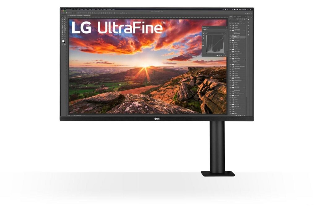 LCD Monitor|LG|31.5″|Panel IPS|3840×2160|16:9|60Hz|5 ms|Speakers|Swivel|Pivot|Height adjustable|Tilt|Colour Black|32UN880K-B