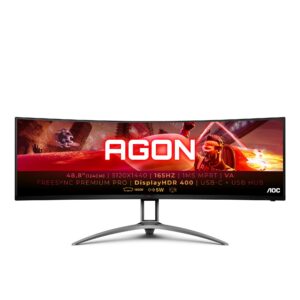 LCD Monitor|AOC|AG493UCX2|48.8″|Mänguri/Curved|Panel VA|5120×1...
