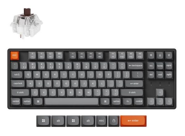 Klaviatuur WRL K8 MAX RGB/BLACK K8M-J3 KEYCHRON