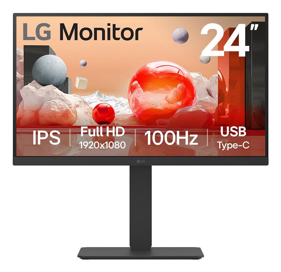 LCD Monitor|LG|23.8″|Business|Panel IPS|1920×1080|16:9|100 Hz|5 ms|Swivel|Pivot|Height adjustable|Tilt|24BA650-B