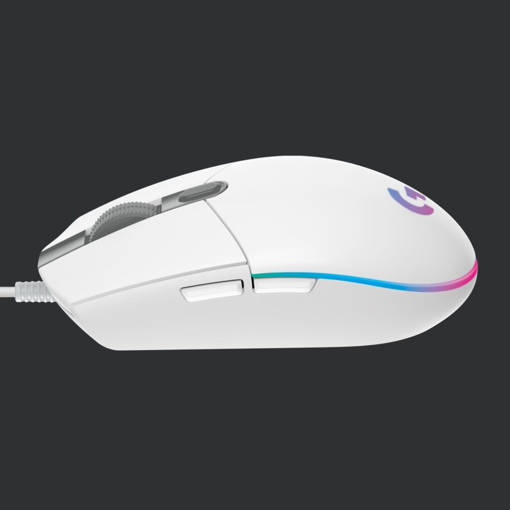 Hiir USB OPTICAL G203/WHITE 910-005797 LOGITECH