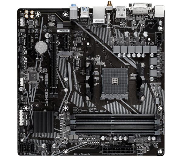 Emaplaat|GIGABYTE|AMD A520|SAM4|Micro-ATX|Memory DDR4|Memory slots 4|A5...