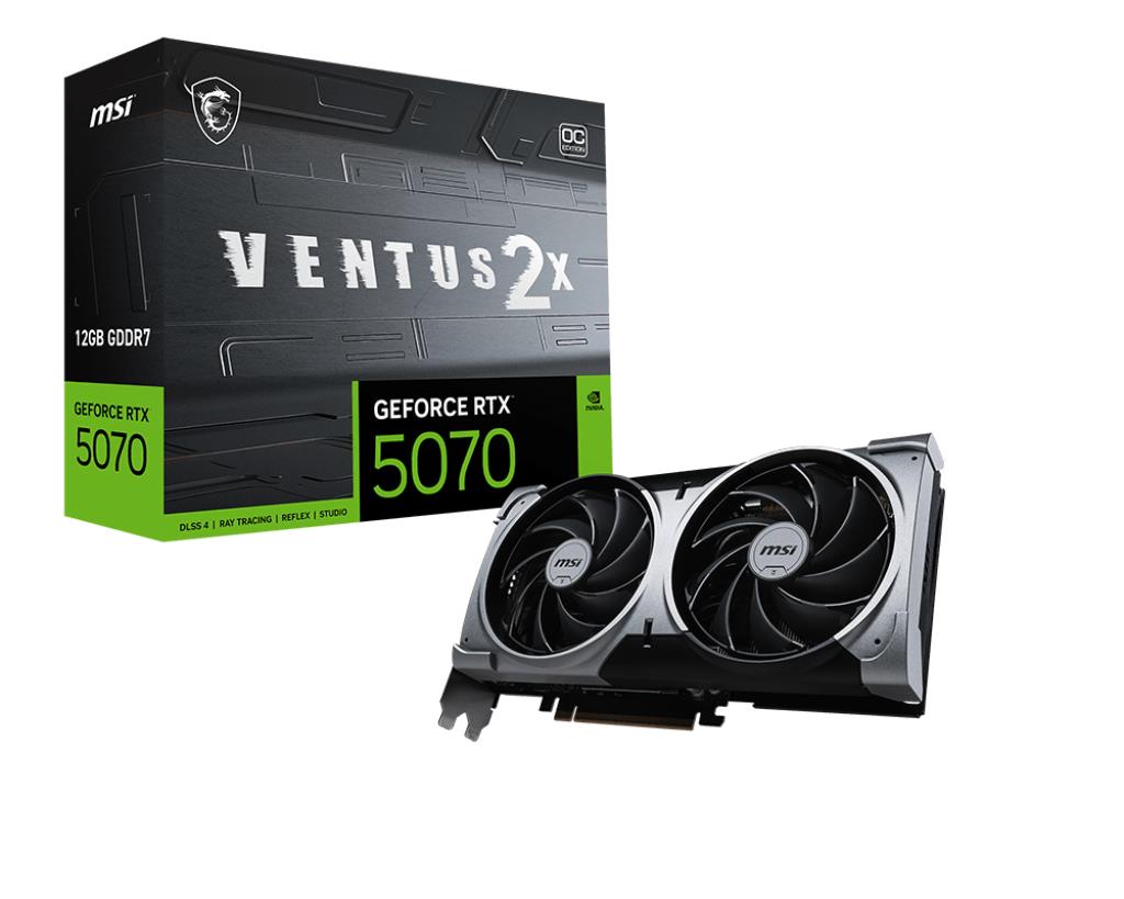 Graphics Card|MSI|NVIDIA GeForce RTX 5070|12 GB|GDDR7|192 bit|PCIE 5.0 1...