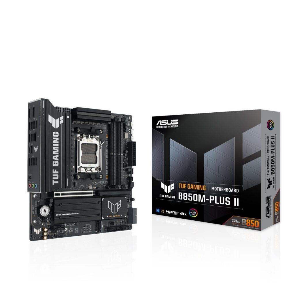 Emaplaat|ASUS|AMD B850|SAM5|Micro-ATX|Memory DDR5|Memory slots 4|TUFGAM&...