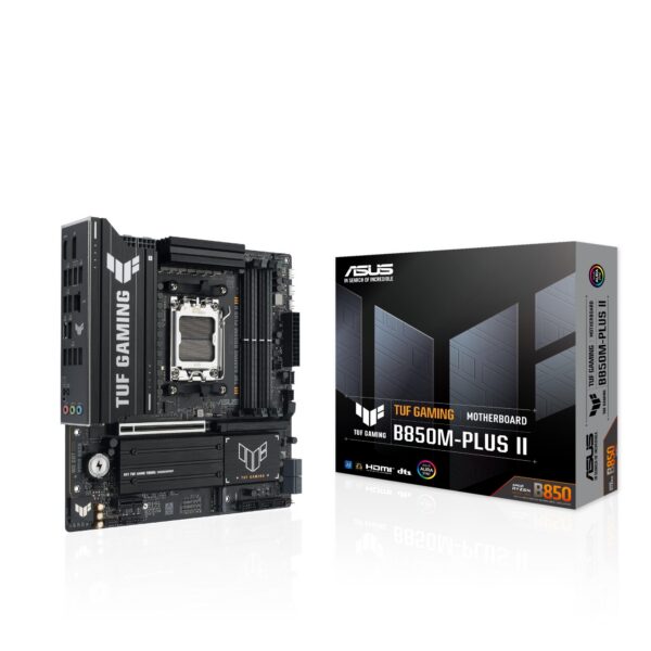 Emaplaat|ASUS|AMD B850|SAM5|Micro-ATX|Memory DDR5|Memory slots 4|TUFGAM...