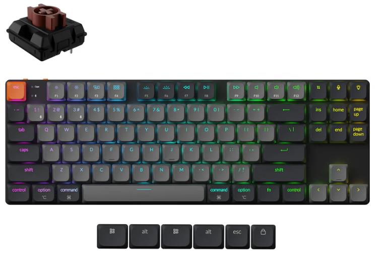 Klaviatuur WRL K1 RGB/BLACK K1X-H3 KEYCHRON