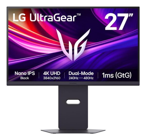 LCD Monitor|LG|27G850A-B|27″|Mänguri/4K|Pivot|Height adjustable|Til...