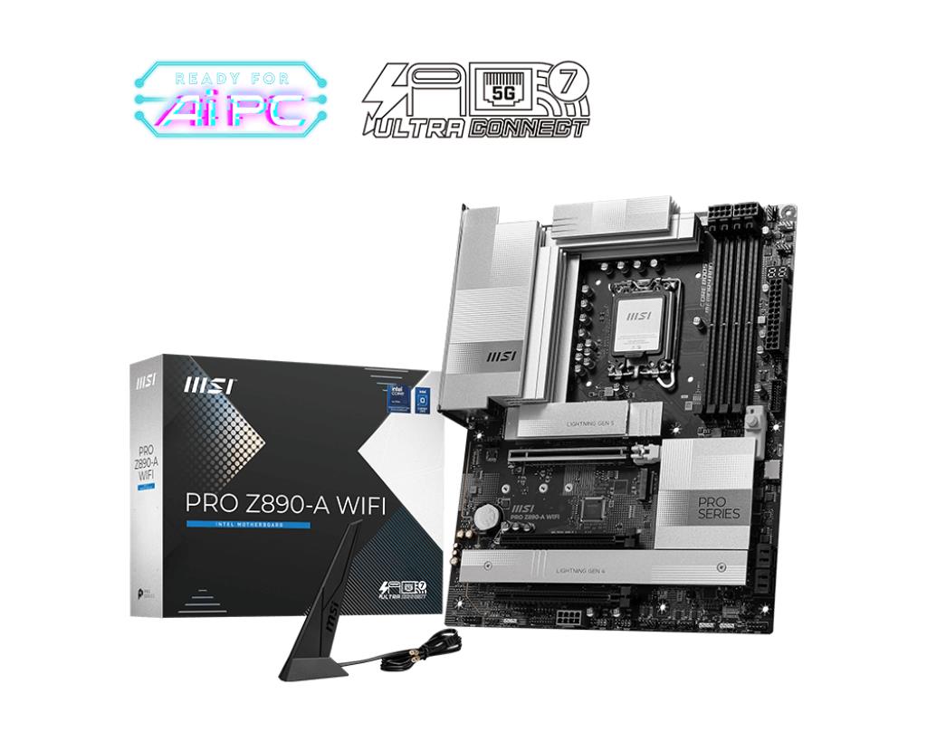 Emaplaat|MSI|Intel Z890|LGA1851|ATX|Memory DDR5|Memory slots 4|PROZ890-…
