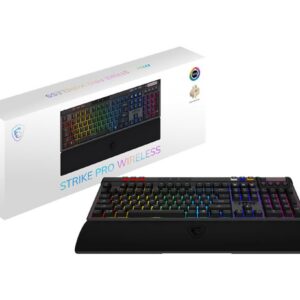 Klaviatuur Mänguri BLACK US/STRIKE PRO W SILENT US MSI
