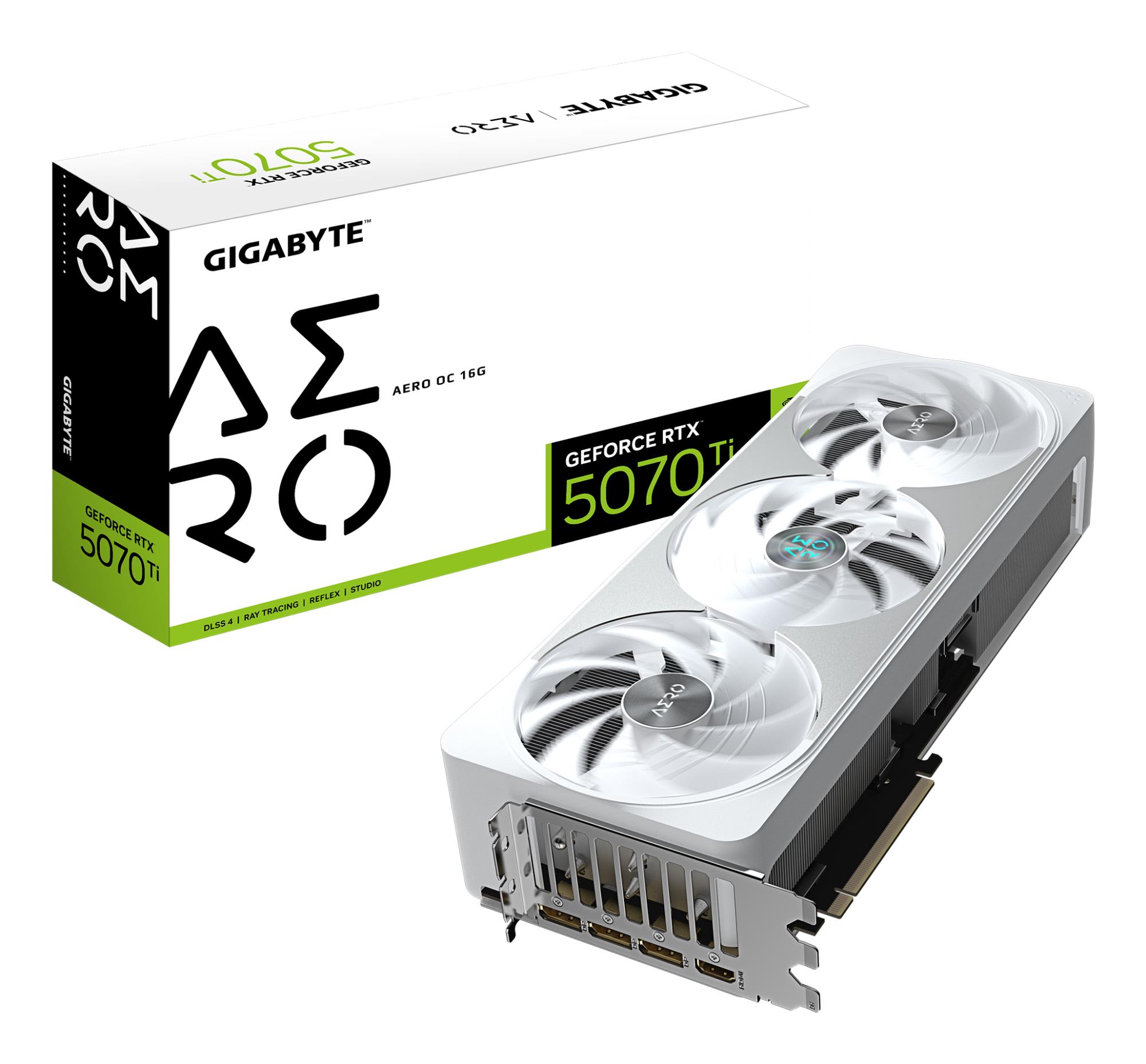 Graphics Card|GIGABYTE|NVIDIA GeForce RTX 5070 Ti|16 GB|GDDR7|256 bit|PC...