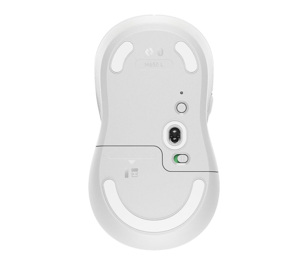 Hiir USB OPTICAL WRL M650/WHITE LARG 910-006238 LOGITECH