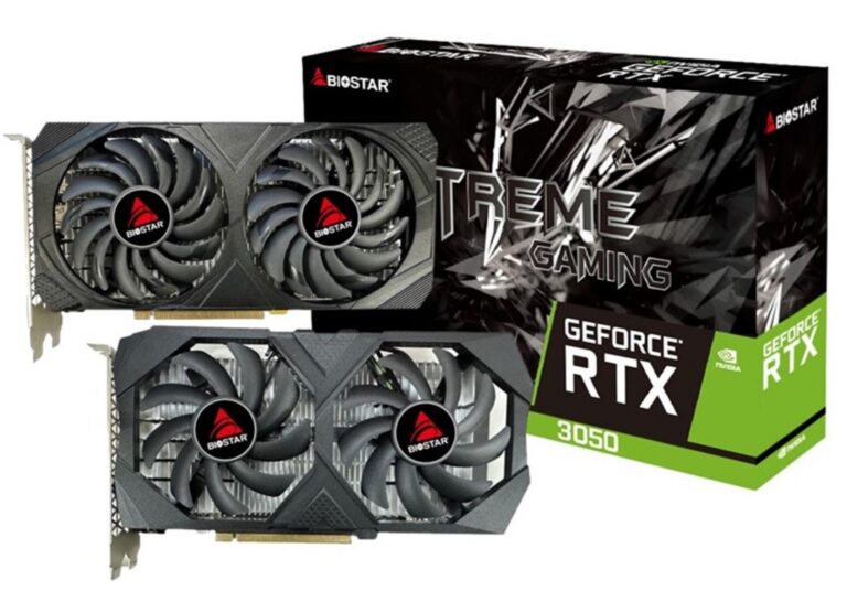 Videokaart|BIOSTAR|NVIDIA GeForce RTX 3050|6 GB|GDDR6|PCIE 4.0 16x|GP&#8...