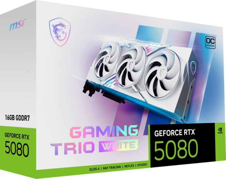 Videokaart|MSI|NVIDIA GeForce RTX 5080|16 GB|GDDR7|256 bit|PCIE 5.0 1&#8...