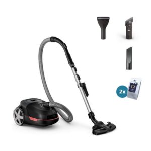 Vacuum Cleaner|PHILIPS|XD5123/10|Bagged|900 Watts|Capacity 4 l|Noise 77 dB|Black|Weight 4.6 kg|XD5123/10