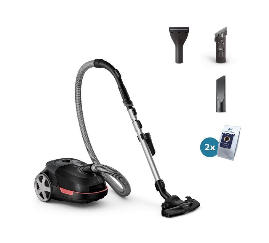 Vacuum Cleaner|PHILIPS|XD5123/10|Bagged|900 Watts|Capacity 4 l|Noise 77 ...