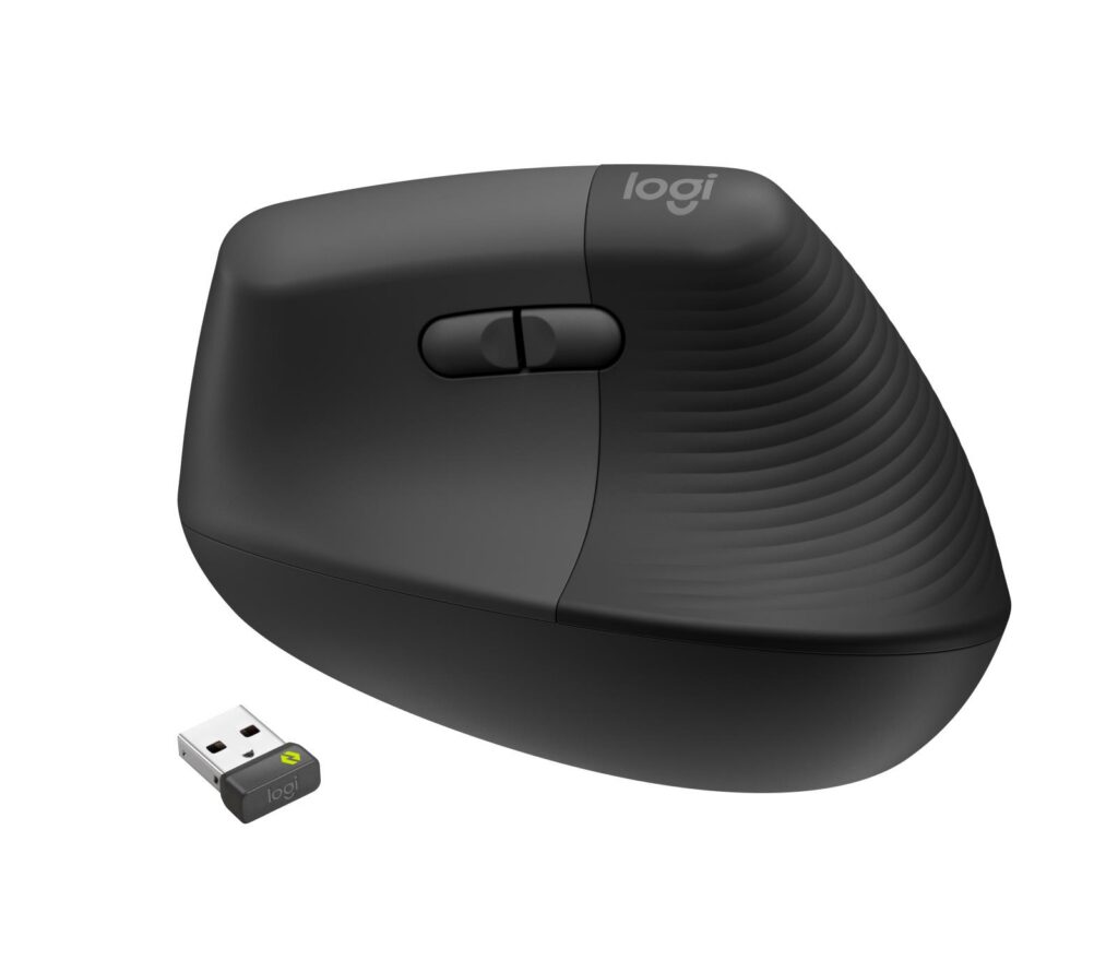 Hiir USB OPTICAL WRL VERTICAL/BLACK RIGH 910-006494 LOGITECH