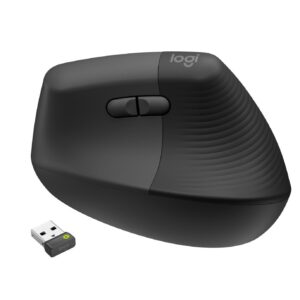 Hiir USB OPTICAL WRL VERTICAL/BLACK RIGH 910-006494 LOGITECH