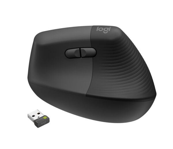 Hiir USB OPTICAL WRL VERTICAL/BLACK RIGH 910-006494 LOGITECH