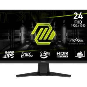 LCD Monitor|MSI|MAG 244F|23.8″|Mänguri|Matte|Panel IPS|1920×10...