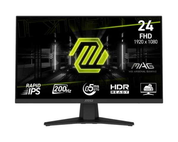 LCD Monitor|MSI|MAG 244F|23.8″|Mänguri|Matte|Panel IPS|1920×10...