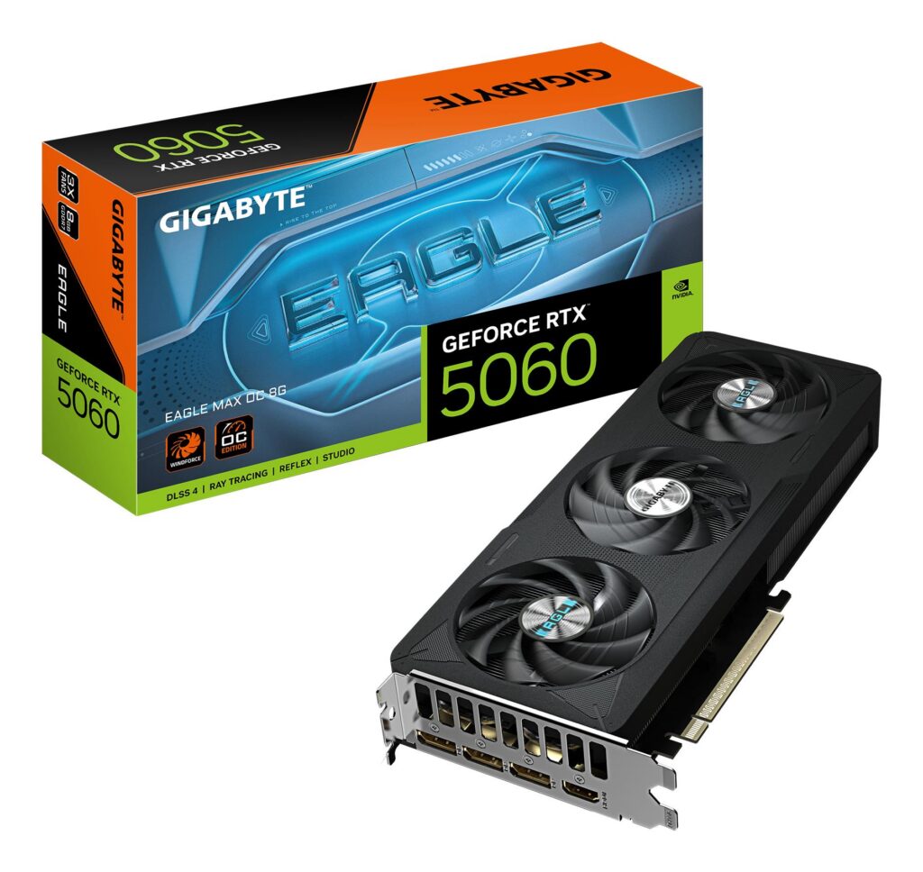 Videokaart|GIGABYTE|NVIDIA|GeForce RTX 5060|2550 MHz|8 GB|GDDR7|128 b&#8...