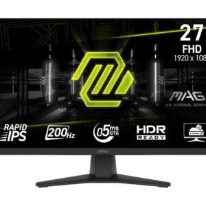 LCD Monitor|MSI|MAG 272F|27″|Mänguri|Matte|Panel IPS|1920×1080...