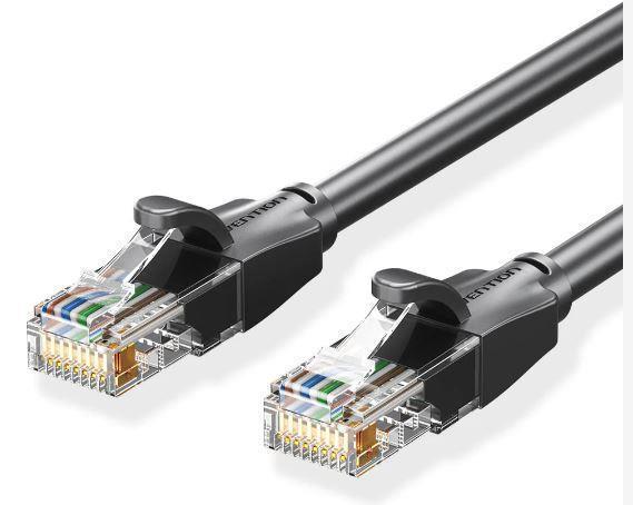 PATCH KAABEL CAT.6 UTP/0.5M BLACK IBEBD VENTION